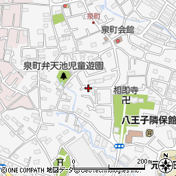 東京都八王子市泉町1171周辺の地図