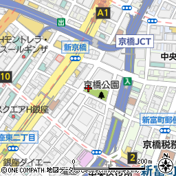 東京都中央区銀座1丁目周辺の地図