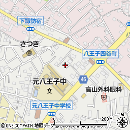 東京都八王子市大楽寺町405周辺の地図