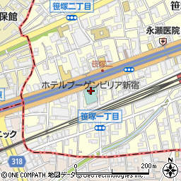 リバティベル周辺の地図