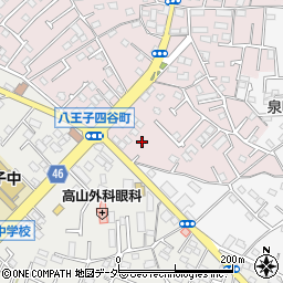 東京都八王子市四谷町859周辺の地図