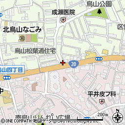 東京都世田谷区北烏山1丁目13-22周辺の地図