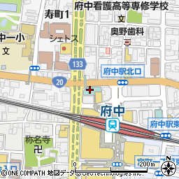 ホテルケヤキゲート東京府中周辺の地図