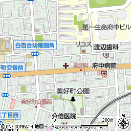 東日本銀行府中支店周辺の地図