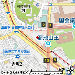 松尾歯科医院　山王パークタワー診療所周辺の地図