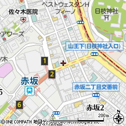赤坂バンデ歯科・矯正歯科周辺の地図