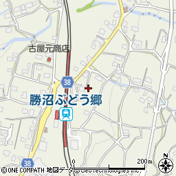 山梨県甲州市勝沼町菱山2639周辺の地図