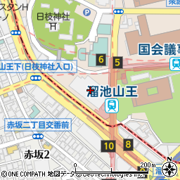三菱ＵＦＪ銀行山王パークタワー ＡＴＭ周辺の地図