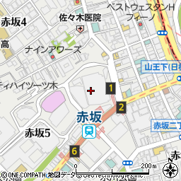 三井住友銀行赤坂Ｂｉｚタワー ＡＴＭ周辺の地図