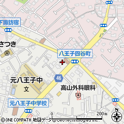 東京都八王子市大楽寺町408周辺の地図
