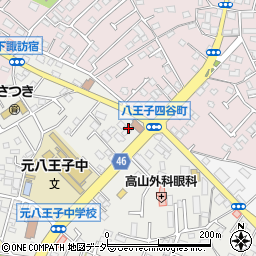 東京都八王子市大楽寺町408周辺の地図