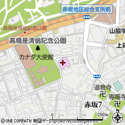 ゲーテ・インスティトゥート　東京ドイツ文化センター周辺の地図