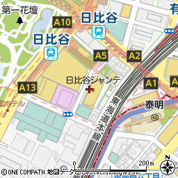 花旬庵日比谷別亭周辺の地図