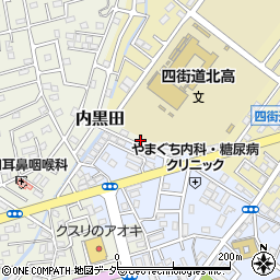 千葉県四街道市内黒田973-6周辺の地図