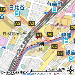 肉と日本酒 いぶり 有楽町店周辺の地図