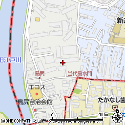 千葉県市川市島尻周辺の地図