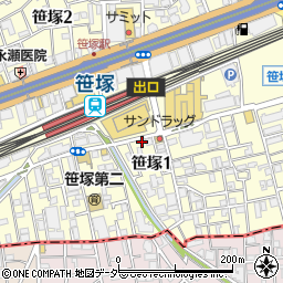 笹塚アールエムシークリニック周辺の地図