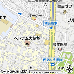 東京都渋谷区元代々木町51周辺の地図
