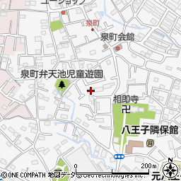 東京都八王子市泉町1172周辺の地図