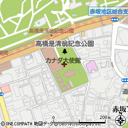 東京都港区赤坂7丁目3周辺の地図