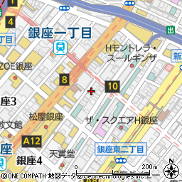 ＵＮＤＥＵＸ銀座スタジオ周辺の地図