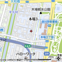 前田道路東京支店深川営業所周辺の地図