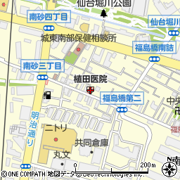 植田医院周辺の地図