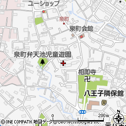 東京都八王子市泉町1317-5周辺の地図