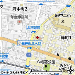 東京都　建設局北多摩南部建設事務所周辺の地図