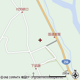 岐阜県中津川市付知町下倉屋周辺の地図