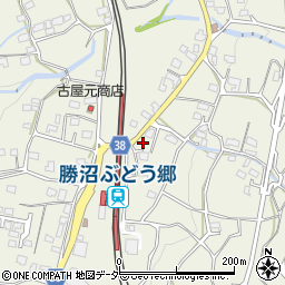 山梨県甲州市勝沼町菱山2634周辺の地図