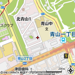 東京都港区北青山1丁目周辺の地図
