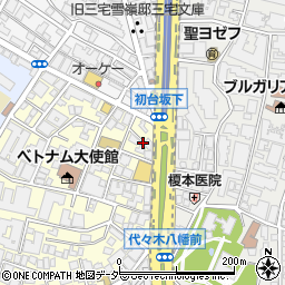 東京都渋谷区元代々木町54周辺の地図