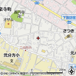 東京都八王子市大楽寺町317周辺の地図