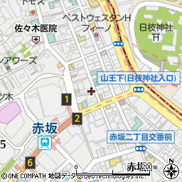 パセラリゾーツ　赤坂店周辺の地図