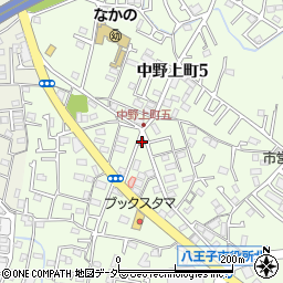 八王子中野上町五郵便局 ＡＴＭ周辺の地図