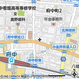 ニッポンレンタカー府中営業所周辺の地図