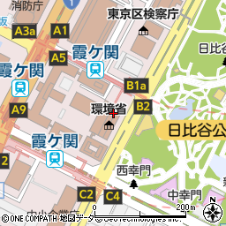 タリーズコーヒー 霞が関中央合同庁舎第5号館店周辺の地図