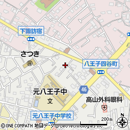 東京都八王子市大楽寺町404周辺の地図