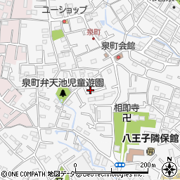 東京都八王子市泉町1317-2周辺の地図