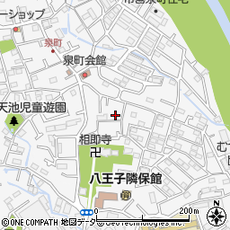東京都八王子市泉町1327-3周辺の地図