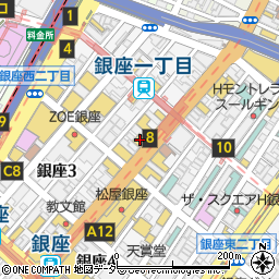 東京都中央区銀座2丁目6-7周辺の地図