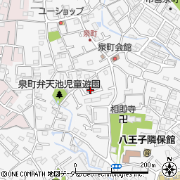 東京都八王子市泉町1317-3周辺の地図