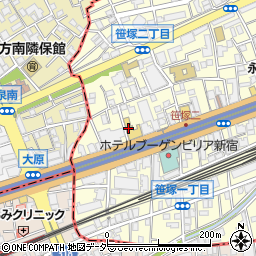 レジディア笹塚２周辺の地図