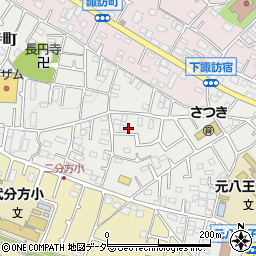 東京都八王子市大楽寺町332周辺の地図