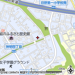 東芝第二若葉荘周辺の地図