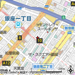 ドトールコーヒーショップ 銀座柳通り店周辺の地図