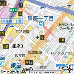 銀座吉田株式会社周辺の地図