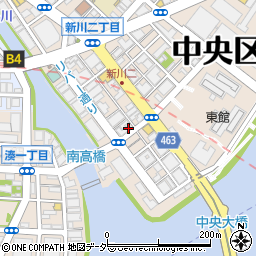 ぶーみんVinum 新川バル周辺の地図