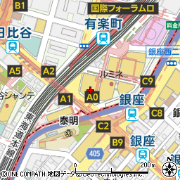 フェンディ阪急メンズ東京店周辺の地図